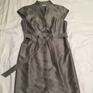Calvin Klein midi grey dress